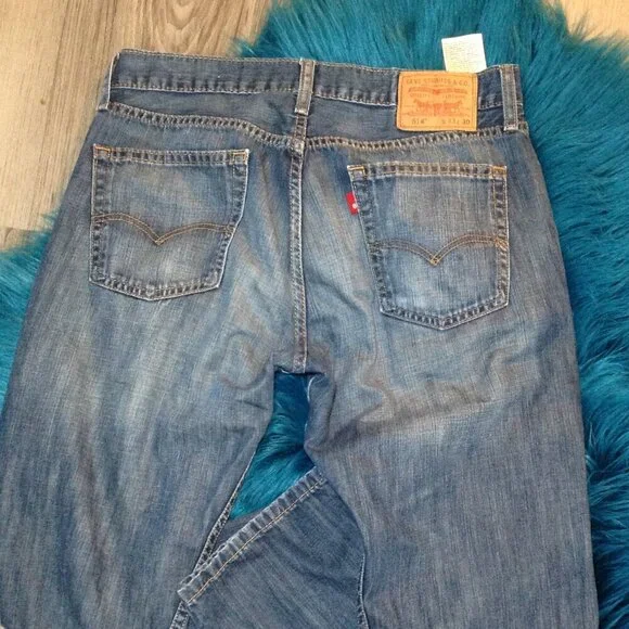 VINTAGE Levis 33x30 2012 514's, Distressed, Trending, Stylish, Dudecore, Classic - Picture 4 of 8